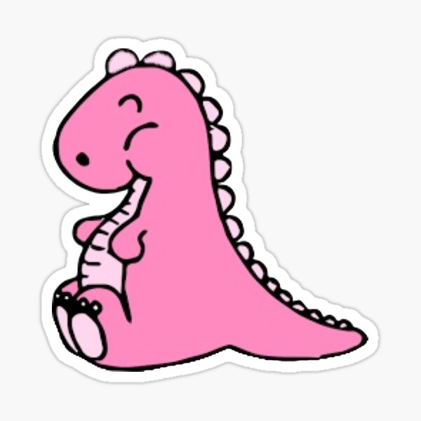 weighted pink dinosaur