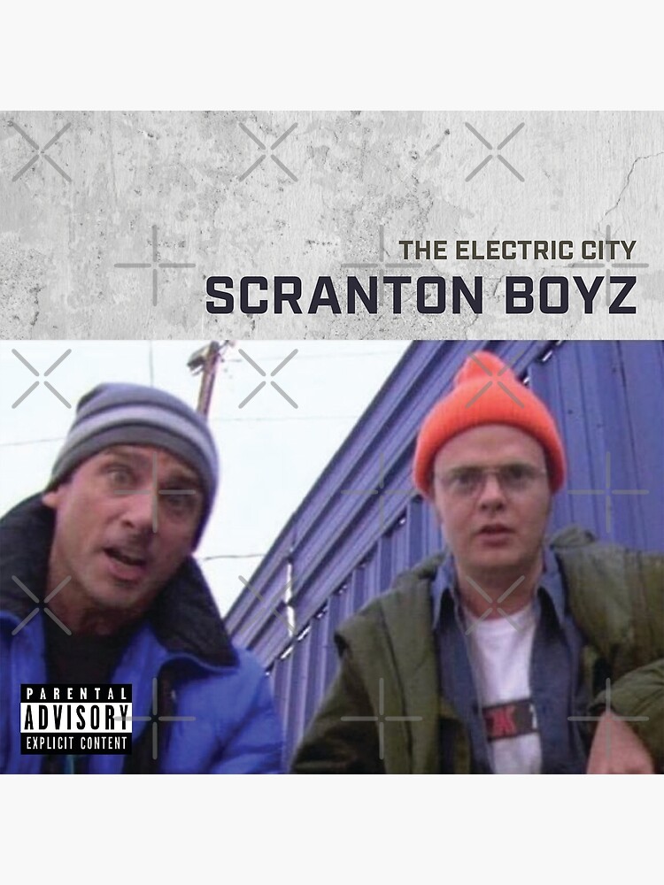 "Michael Scott & Dwight Schrute Scranton The Electric City Rap" Poster