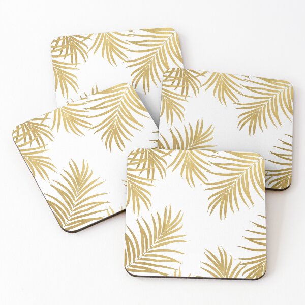 Item preview, Gold Palm Leaves Vibes #1 #tropical #decor #art  designed and sold by Anita's & Bella's Art.
