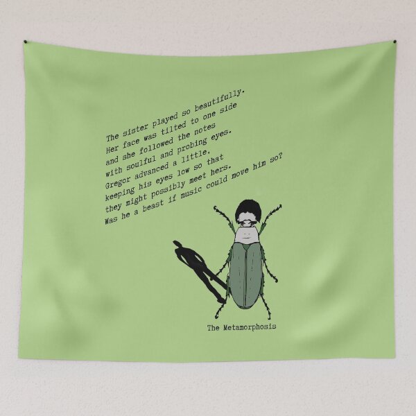 Item preview, Franz Kafka Metamorphosis Quote designed and sold by The Dead  Writers Circle.