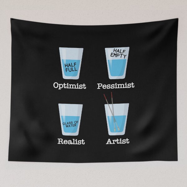 Item preview, Artist Optimist Pessimist Realist designed and sold by designeclipse.