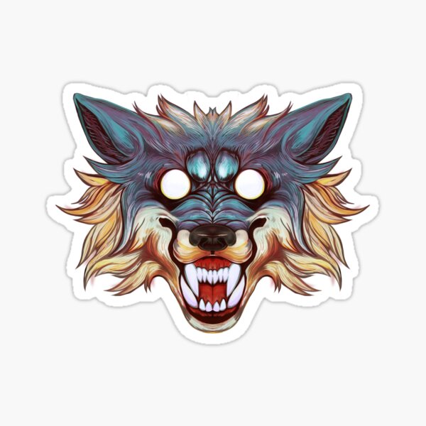 W O L F Sticker
