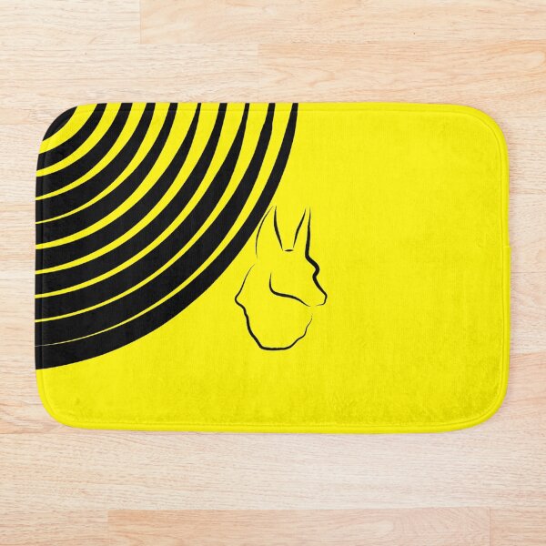 Item preview, Anubis head with black stripes yellow background designed and sold by verbosekoala.