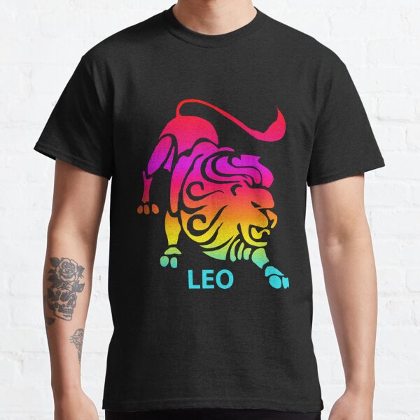 wicca aesthetic mystic t-shirt top Leo zodiac astrological tee witch clothing lion mythology horoscope t-shirt pastel goth pagan shirt