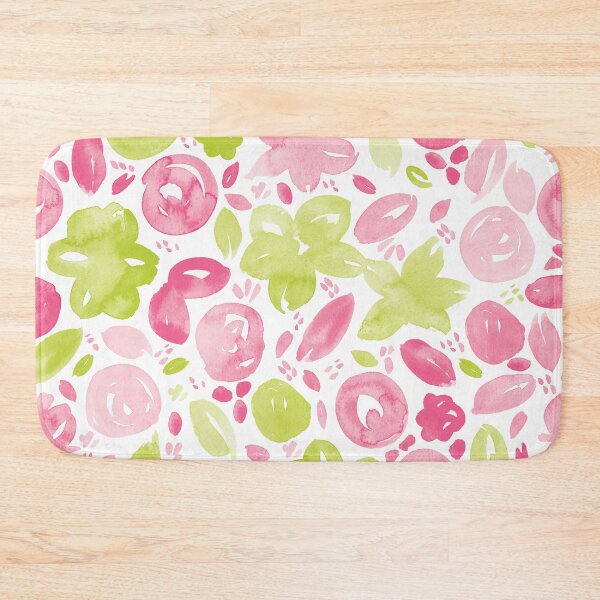 Item preview, Floral Pattern #5 | Pink and Green designed and sold by RebeccaFlaherty.