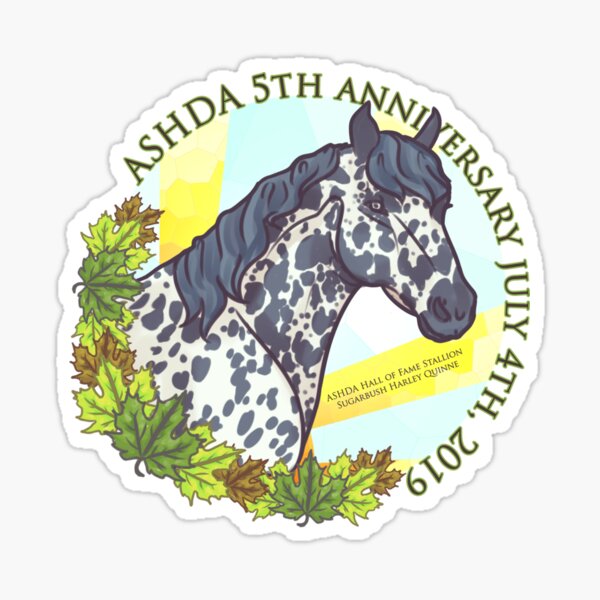 ASHDA 5th year Anniversary Logo Sticker