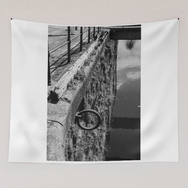 Item preview, rusty metal mooring ring at the harbour designed and sold by aikendrum1967.