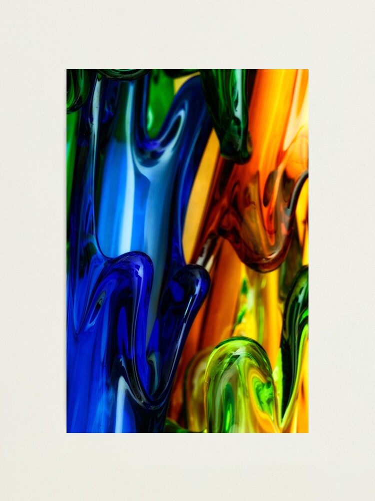 Alternate view of Art Glass abstract Photographic Print