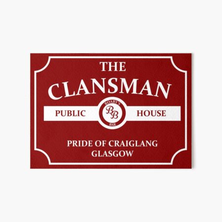 Vista previa del artículo con la obra «The Clansman Pub», diseñado y vendido por GeordanUK.