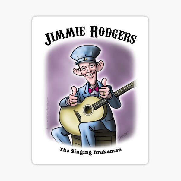 Jimmie Rodgers, The Singing Brakeman Sticker