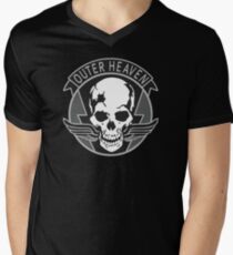 Metal Gear Solid - Outer Heaven (Gray) Men's V-Neck T-Shirt