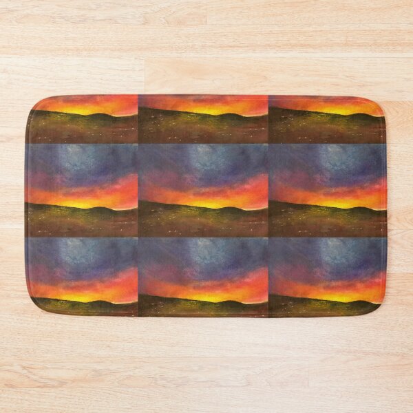 Item preview, "jerusalem sunset," original painting by mjh, 01-12-2019 designed and sold by eustacia42.