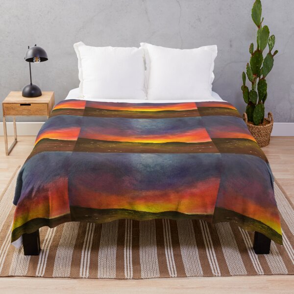 Item preview, "jerusalem sunset," original painting by mjh, 01-12-2019 designed and sold by eustacia42.