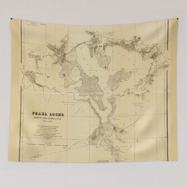 Item preview, Pearl Lochs and Puuloa Entrance, Ewa, Oahu (1873) designed and sold by allhistory.