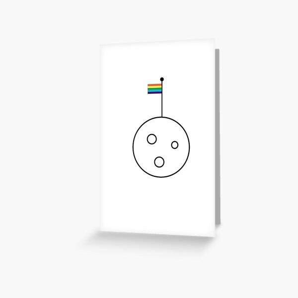 MoonPride Greeting Card