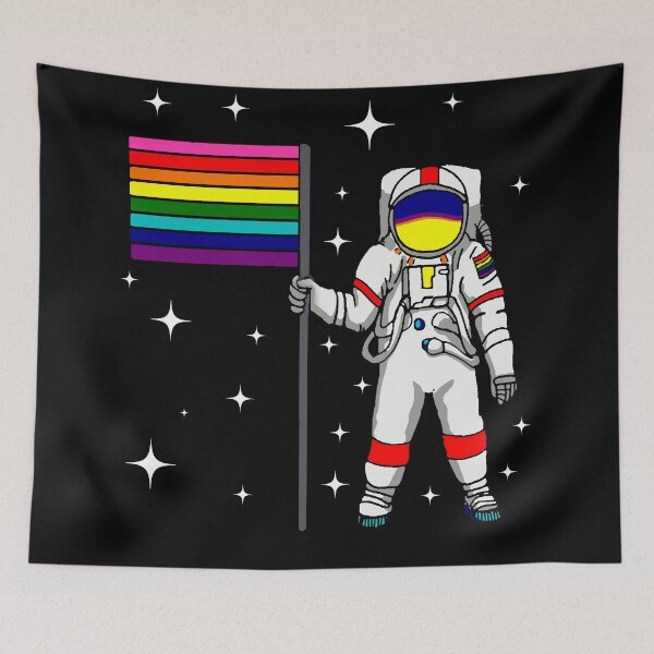 Item preview, Pride Astronaut designed and sold by Kiluvi.