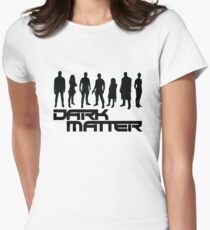 dunkle Materie - schwarz Tailliertes T-Shirt für Frauen