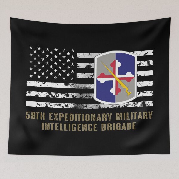 Item preview, 58th Expeditionary Military Intelligence Brigade designed and sold by Jared Davies.
