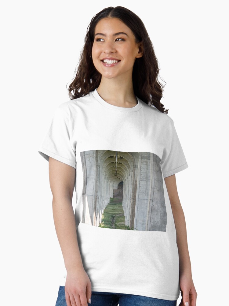 Thumbnail 1 of 7, Classic T-Shirt, Following the endless arches. designed and sold by Scooterbob.