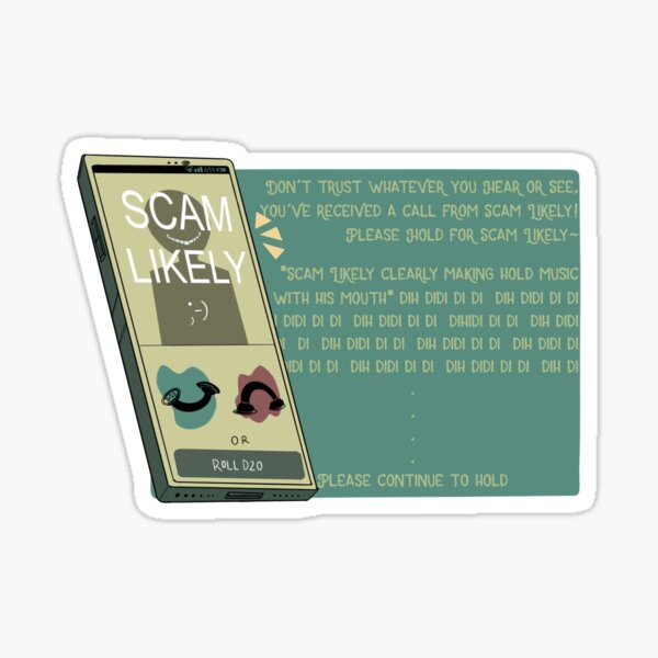 Scam Likely Sticker