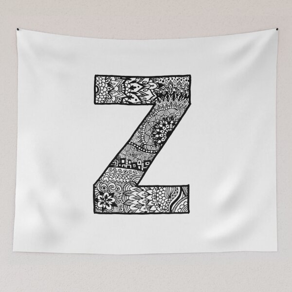 Item preview, Zany Zentangle Letter Z designed and sold by Art by Sylph.