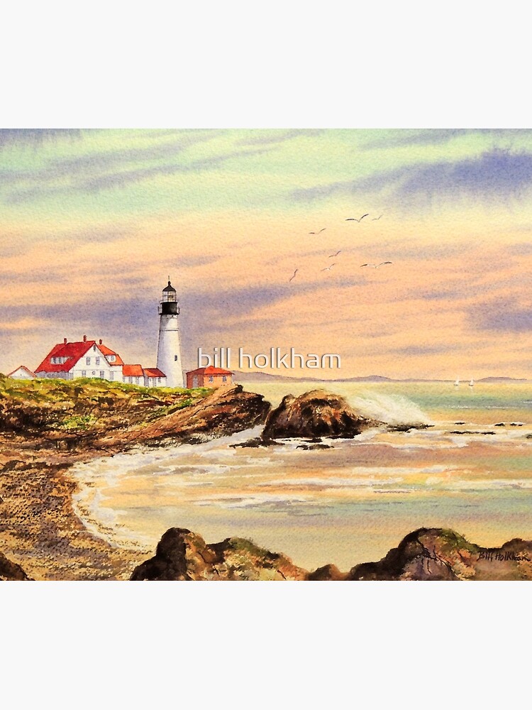 Disover Portland Head Lighthouse Maine Tapestry