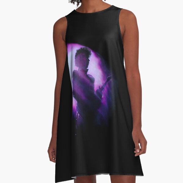 Purple A-Line Dress