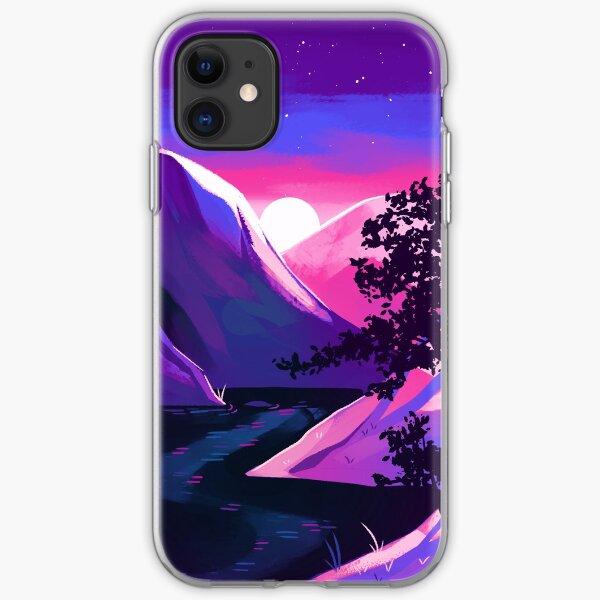 Bisexual Pride Mountain iPhone Soft Case