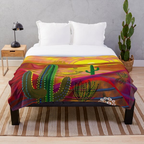 Peyote Dawn Throw Blanket
