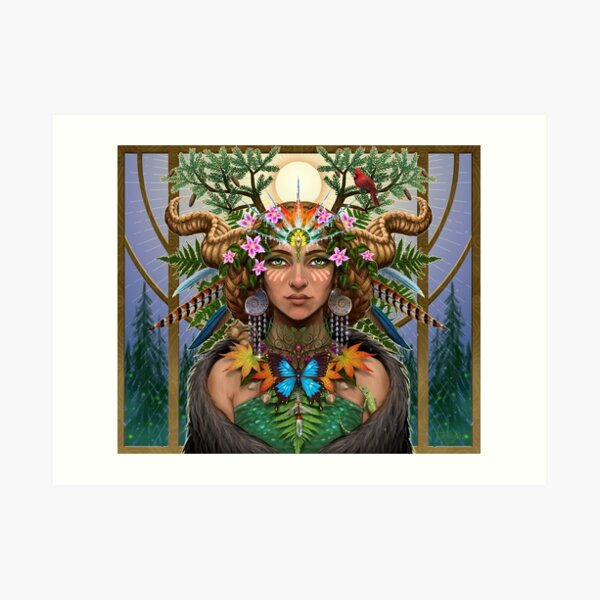 Divine Gaia Art Print