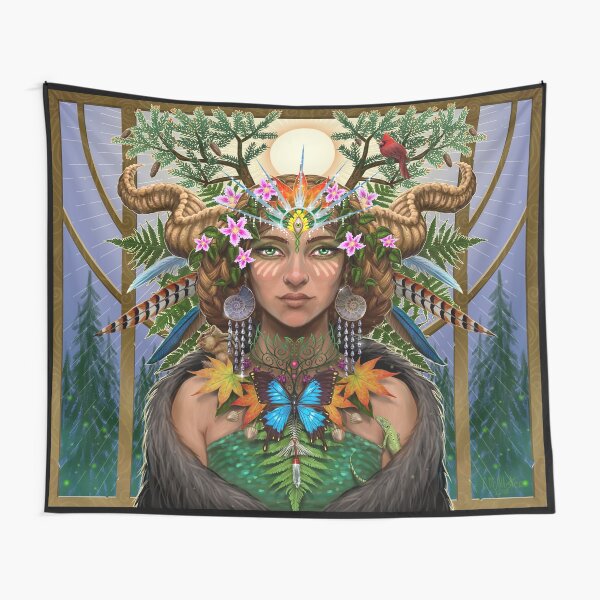 Divine Gaia Tapestry for Sale by Cristina McAllister Redbubble