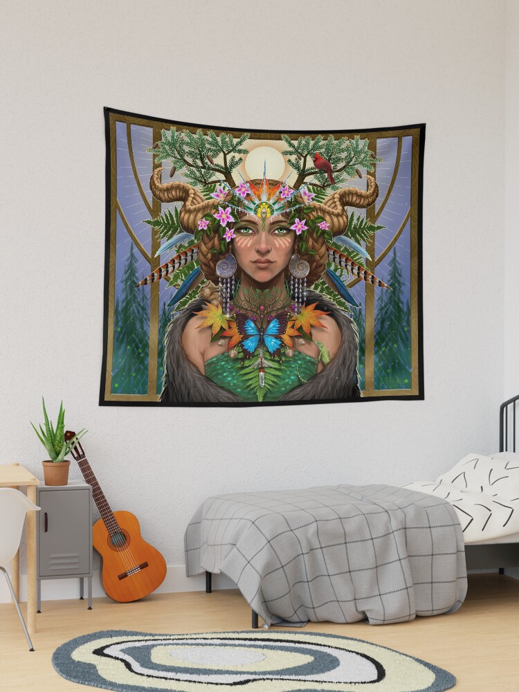 Divine Gaia Tapestry for Sale by Cristina McAllister Redbubble