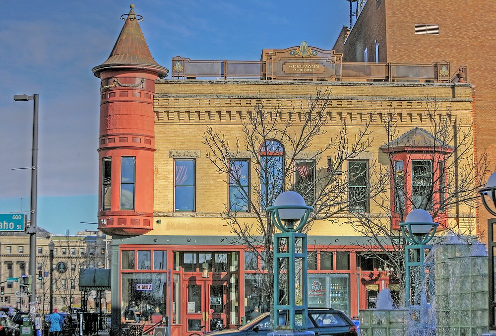 "Colorful building in downtown Boise, Idaho" by Bob Vaughan Redbubble