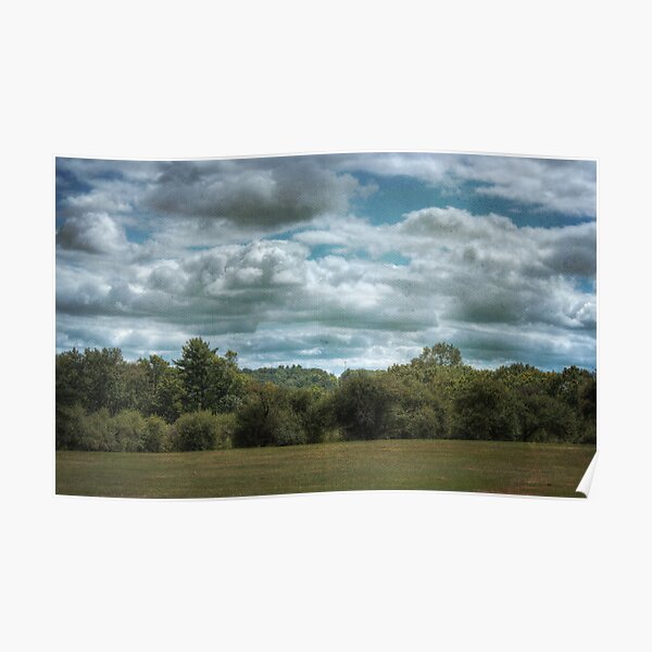 Golfcourse Cloudscape Poster