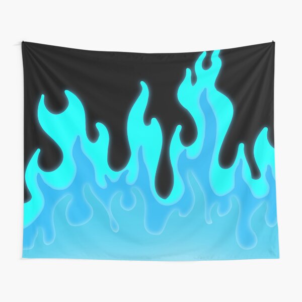 Item preview, Flames in Teal and Cyan! designed and sold by KelseyLovelle.