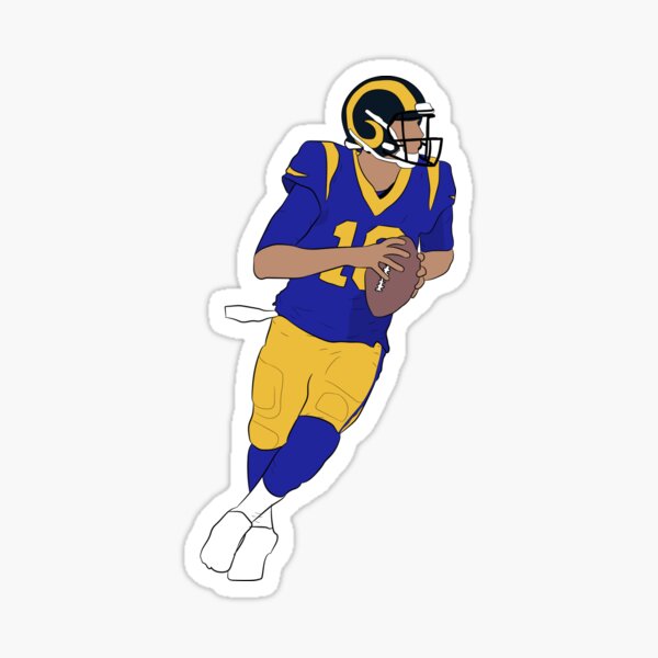 Jared Goff Football Edit Tapestries Lions - Jared Goff - Sticker