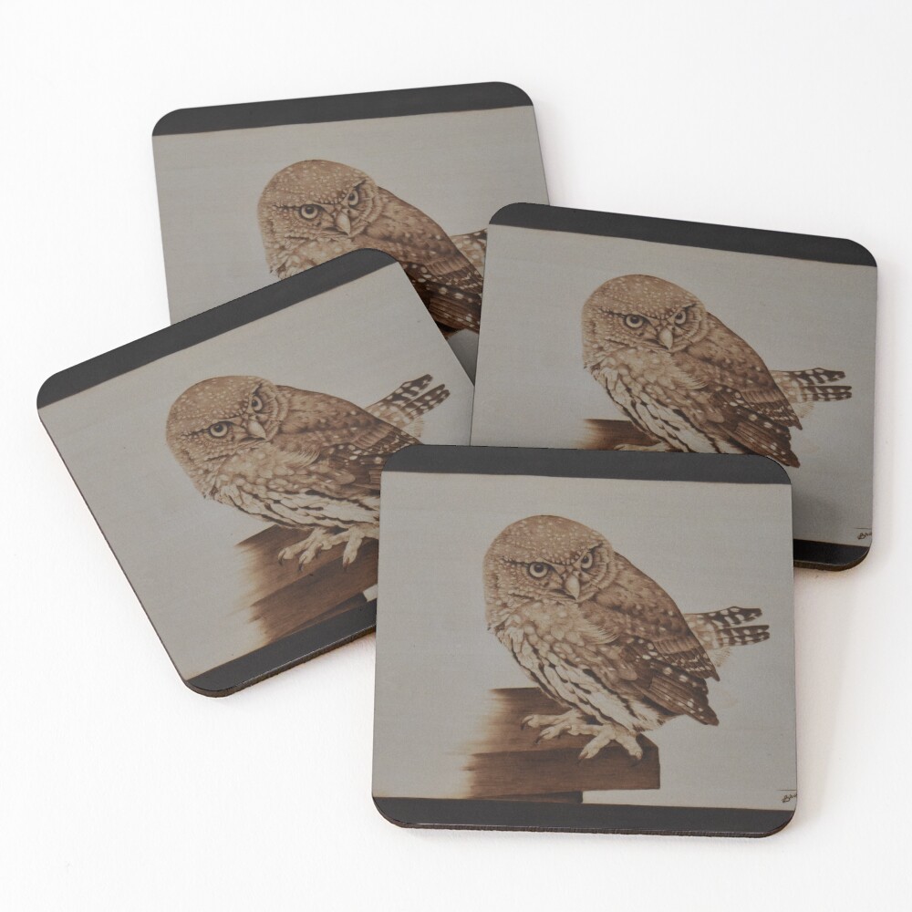 Item preview, Coasters (Set of 4) designed and sold by PyrographyME.