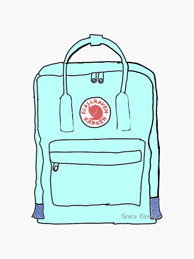 kanken bag light blue