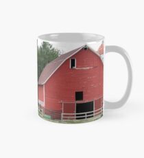 Antique Red Dairy Barn of Washington State, farming, cows, rancher, ranch, rural Classic Mug