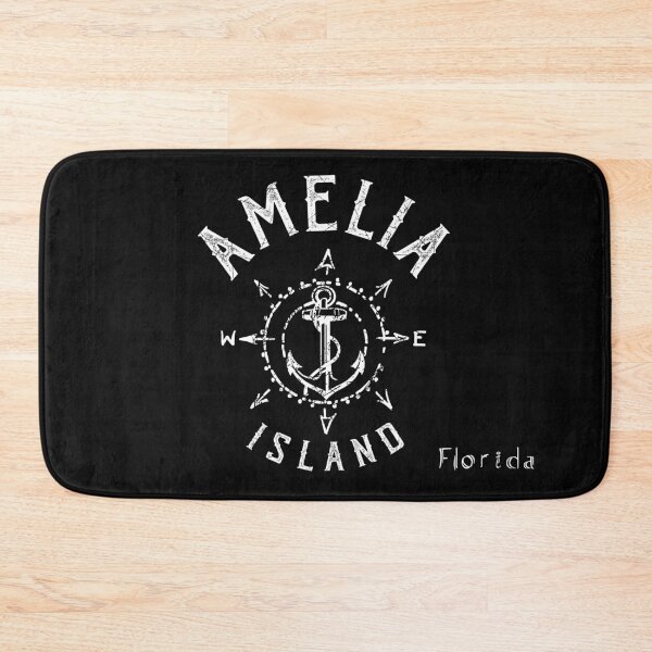 Item preview, Amelia Island Florida, FL Nautical Compass Rose, Fernandina Beach, Sailing Sailboat Anchor Souvenir designed and sold by ArtByBollwitt.