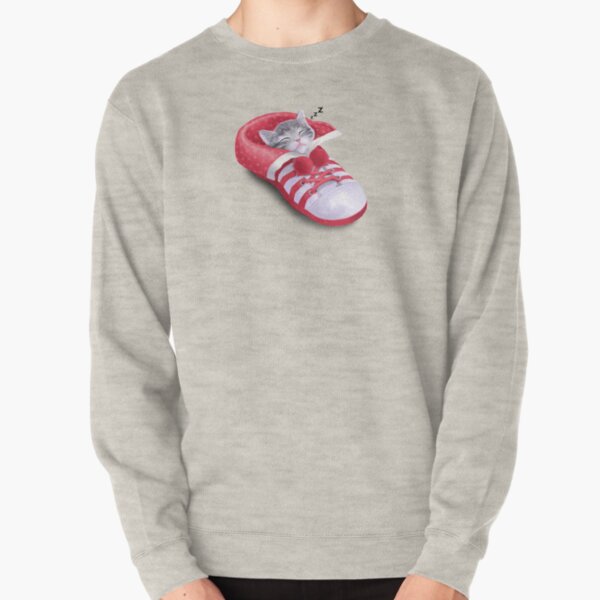 Cat in the shoe Pullover Sweatshirt