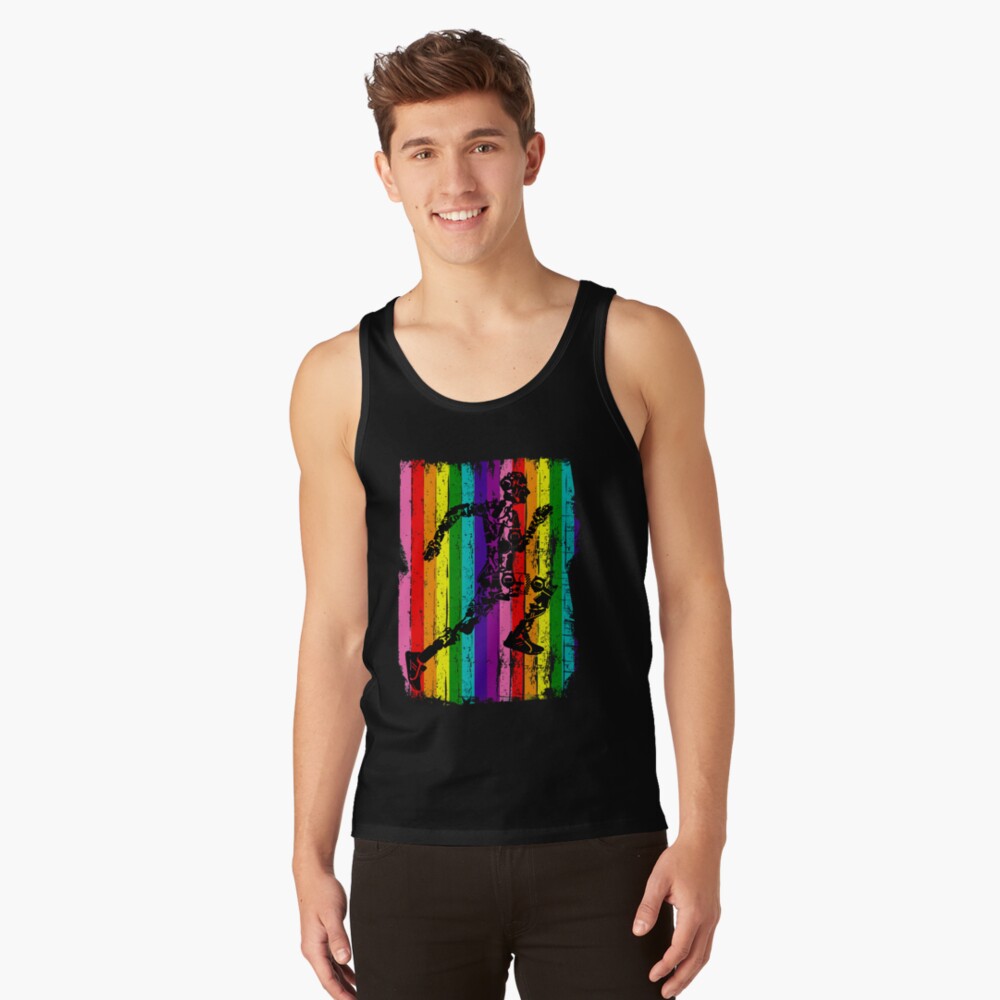 Discover LGBT Gay Pride Rainbow Flag Gift - Running Gear Runner Tank Top