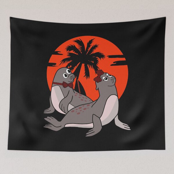 Item preview, Sealions seals couple love gift shirt designed and sold by eiwo87.
