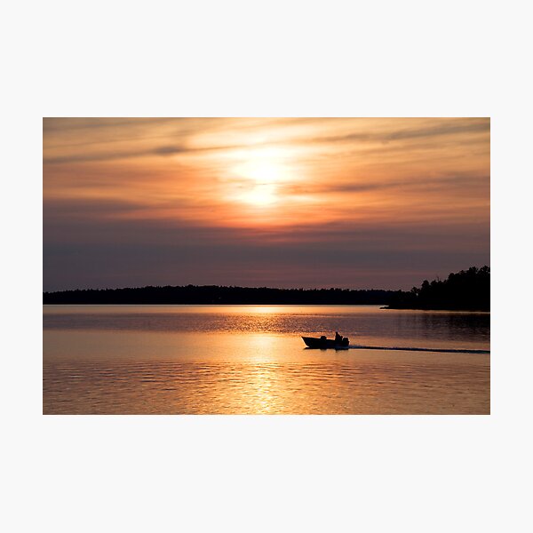 Item preview, Boating at Sunset designed and sold by Jane Best.