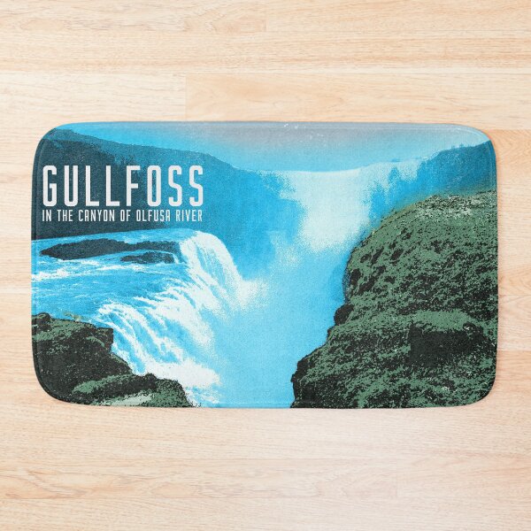 Item preview, Iceland's Gullfoss waterfall designed and sold by WiseLikeStudios.