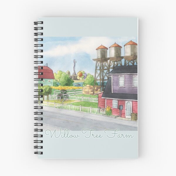 Item preview, Willow Tree Farm - Watercolor Village designed and sold by TheJessaChannel.