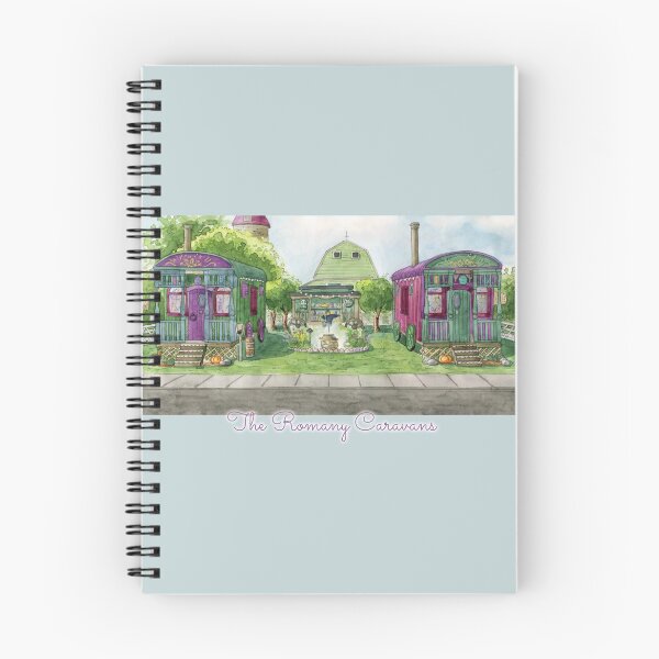 Item preview, The Romany Caravans - Watercolor Village designed and sold by TheJessaChannel.