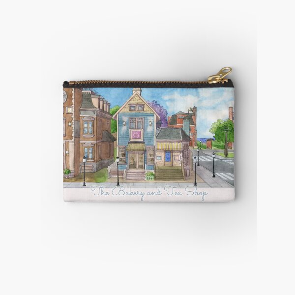Item preview, Bakery Tea Shop - Watercolor Village Art designed and sold by TheJessaChannel.