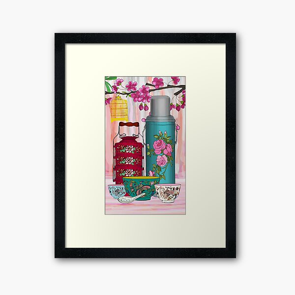 Item preview, PERANAKAN NYONYA TIFFIN red designed and sold by designsMM.