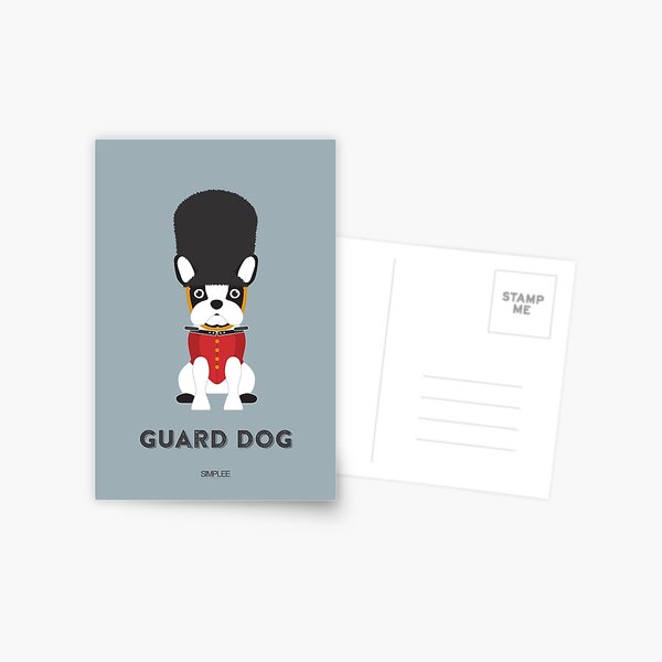 Simplee Cards: Guard Dog Postcard
